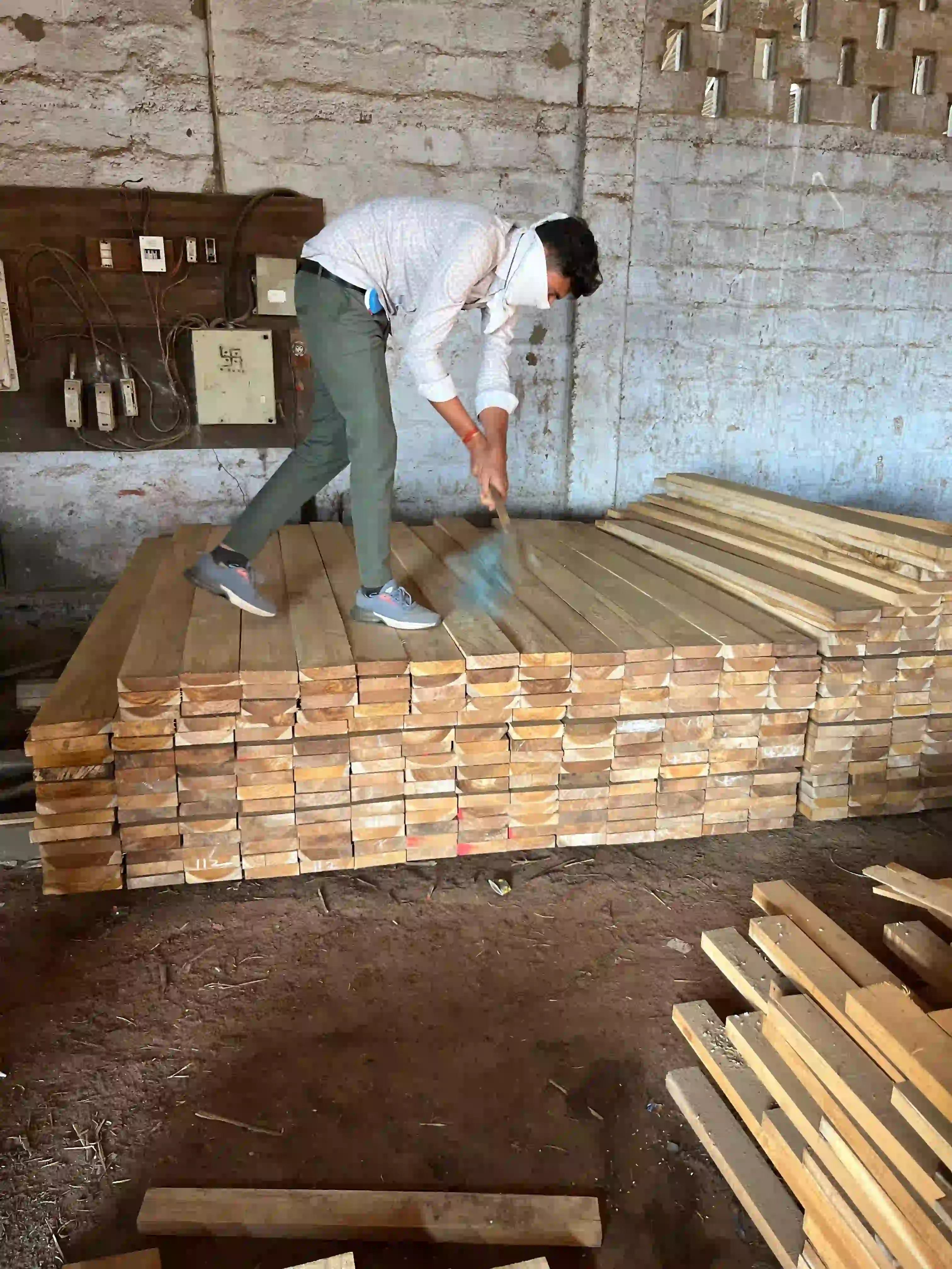 Colombia Teak Main Gates